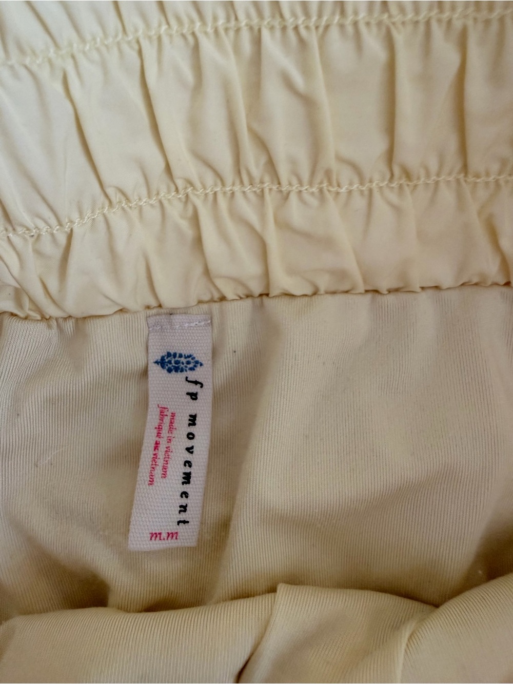 FP Movement by Free People Cream Athletic Shorts